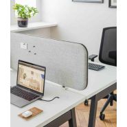 Cloison de bureau SONIC - système acoustique performant (classe A) - design épuré et coloré_4