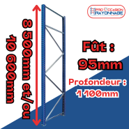 Rack à palettes sur mesure FERALCO - Configurable selon vos besoins, capacité 2,4 tonnes par niveau_4