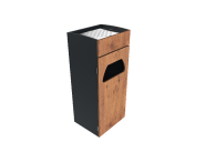 Cendrier corbeille - Design sobre et intemporel - Daria 1200 mégots_4