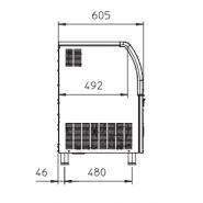 Machine à glace en grains Scotsman - 120 kg/24 h - Finition inox - Stockage 40 kg - AF 124 WS_4