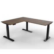 Bureau assis-debout d'angle motorisé CORNERDESK, personnalisable avec plateau éco-responsable_4
