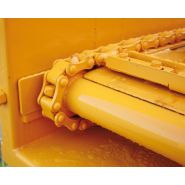 Pailleuse distributrice équipée d’un coffret en Hardox de 6 mm