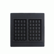 Gaufrier 2pcs gaufre de bruxelles l305 7540.0055 COMBISTEEL_4