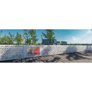 Decoro barrières urbaines - city design - panneau décoratif en acier thermolaqué avec décorations découpées au laser_4