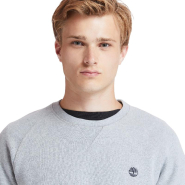 Sweat-shirt col rond Exeter River Timberland - Réf : TB0A2BNK - coton/polyester, toucher peau de pêche, logo brodé_4