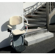 Fauteuil monte-escalier  - pivotement doux, ceinture de sécurité, personnalisation coloris - Eliva_4