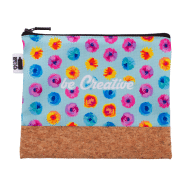 Trousse de maquillage personnalisée - polyester RPET 600D et liège naturel - impression sublimation_4