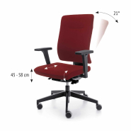 Fauteuil  de bureau  pivotant haut de gamme - EWS.80_4