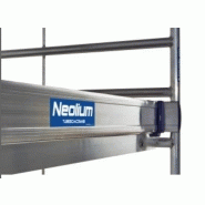Échafaudage roulant aluminium Neolium 200 Line - Comabi SNC - Hauteur de travail max. 14 m - Structure en aluminium soudé - Plancher 1,90 x 0,66 m_4
