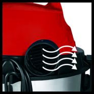 Aspirateur eau et poussière TC-VC 1820 S - Einhell - Cuve inox 20L - Puissance 1250W_4