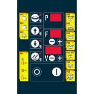 Eva FM - Banderoleuse semi-automatique à plateau tournant - Dimensions : 800x1200 mm - Chariot FM avec frein mécanique manuel_4