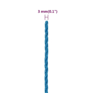 Vidaxl corde de travail bleu 3 mm 250 m polypropylène 152960_4