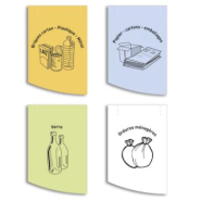 Poubelle tri sélectif - Corbeille Poitevine - 2 x 100L - Pin traité autoclave classe 4 - Dimensions L820 x P520 x H750 mm_4