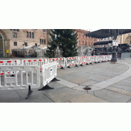 Barrière de sécurité en plastique 14,5 kg_4