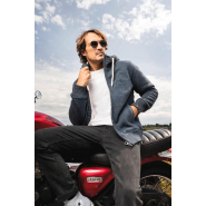 Veste vintage molleton doublée sherpa homme - Réf: KV2312 - Kariban - Aspect vieilli et look unique_4