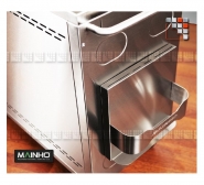 Pack plancha et chariot inox avec tablette ajustable