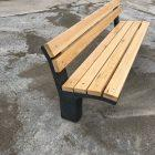 Banc en béton Unit en PIN ou BOIS TECHNIQUE 200 x 65 x 78 cm - Confort et style classique_4