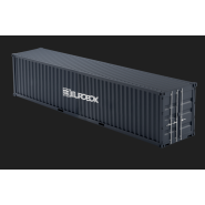 Container maritime 40 pieds - Structure en acier corten - Capacité de chargement considérable_4