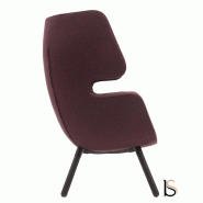 Fauteuil Moai - Softline - Feld marron 849_4