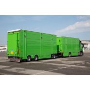 Remorque équipée d'un freinage pneumatique électronique EBS et RSS