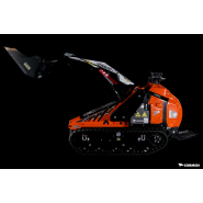 Mini-chargeuse conçue pour les tâches de jardinage et d'arrosage, capacité 1500kg - Cormidi_4