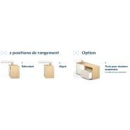 Bureau de direction ROBIN - contemporain avec rangements en hêtre massif - fabriqué en France, PEFC, antibactérien_4