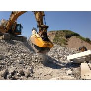 Godet concasseur rockcrusher /hartl hbc 1250 / 13r (pelle de 40-60 tonnes)