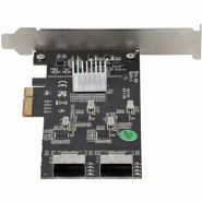Carte Contrôleur SATA PCIe 8 ports - Carte Extension SATA PCI Express 6Gbps avec 4 Contrôleurs Hôte_4