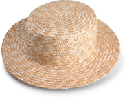 Chapeau Canotier - K-up - 100% fibres végétales - Bord large 7 cm - Réf: KP069_4