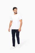 T-shirt Supima col rond manches courtes homme - 100% coton premium - Réf: PK300_4
