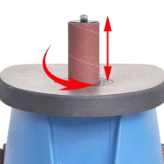 Vidaxl ponceuse à axe oscillant 450 w bleu 142709_4