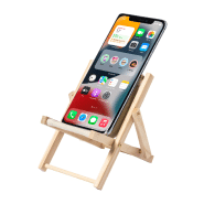 Support mobile pliable de bureau - chaise longue en bois et coton - couleur naturelle - 31g_4