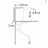 Banque d'accueil design Mitis - Dellarovere - Noir, Non, 305_4