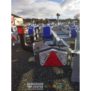 Porte bateau multi-rouleaux GALAXY - GD12 / G1602 - PTAC : 2400Kg - 2 essieux - Sun Way_4