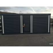 Bureau modulaire premium avec rampe PMR et WC en option