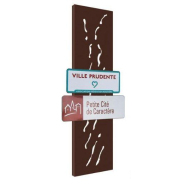 Entrée de ville Venise - Hauteur 2720 mm - Largeur 600 mm - Structure en tôle d'acier - Fabrication Française_4