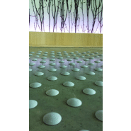 Clous podotactiles EASYPLOT - Pose rapide et sans perçage - Plaque-gabarit 33 clous_4