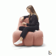 Chauffeuse de détente Emeki - Sokoa - 1 place, Blend rose_4