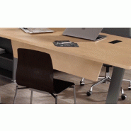 Bureau de direction design Pyramid - 160, Anthracite, Blanc, Sans, Oui_4