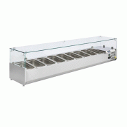 Saladette réfrigérée 9 bacs GN 1/3 Série G | Polar - GD878_4