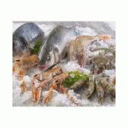 Réfrigérateur machine à glaçons en flocons – 30 kg / 24h - 330 x 470 x 580 mm_4