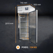 Armoire réfrigérée positive inox GN 2/1 - 590 L | L2g - GN650TN_4
