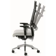 Fauteuil ergonomique de direction LORDO - Marque Dauphin - réglages personnalisés et tissu résille élastique_4