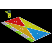 Tapis cardio avec zones définies et application Freetness - LA PISTA_4