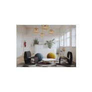 Ballon ergonomique pour bureau - prévention TMS - poignée intégrée - diamètre 65 cm_4