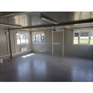 Bungalow avec 4 modules salle de classe, doté d'une installation de chauffage et de climatisation - L.6.09m x l.9.68m_4