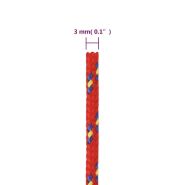 Vidaxl corde de bateau rouge 3 mm 250 m polypropylène 152378_4
