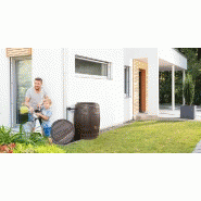 Cuve tonneau vino - brun - 400 litres - Cuves à eau robustes_4