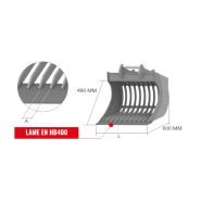 Vs 48gd - Godet squelette General Duty - Cangini - 600 mm - Lame en HB400_4