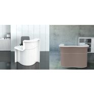 Banque d'accueil contemporaine VAGUE - Design organique et finitions personnalisables_4